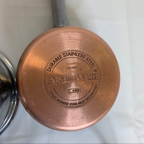 Farberware Copper Clad Bottom Sauce Pots With Lids - Picture 8 of 10